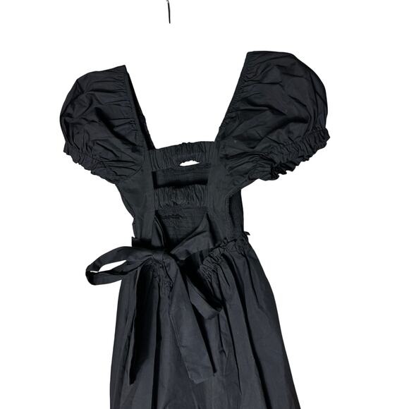 Princess Polly Black Mini Smocked Dress XS - Picture 5 of 6